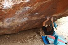 Bouldering in Hueco Tanks on 11/25/2019 with Blue Lizard Climbing and Yoga

Filename: SRM_20191125_1306490.jpg
Aperture: f/3.2
Shutter Speed: 1/320
Body: Canon EOS-1D Mark II
Lens: Canon EF 50mm f/1.8 II