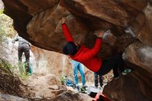 Bouldering in Hueco Tanks on 11/25/2019 with Blue Lizard Climbing and Yoga

Filename: SRM_20191125_1344550.jpg
Aperture: f/4.0
Shutter Speed: 1/320
Body: Canon EOS-1D Mark II
Lens: Canon EF 50mm f/1.8 II