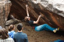 Bouldering in Hueco Tanks on 11/25/2019 with Blue Lizard Climbing and Yoga

Filename: SRM_20191125_1346200.jpg
Aperture: f/4.0
Shutter Speed: 1/400
Body: Canon EOS-1D Mark II
Lens: Canon EF 50mm f/1.8 II