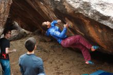 Bouldering in Hueco Tanks on 11/25/2019 with Blue Lizard Climbing and Yoga

Filename: SRM_20191125_1347270.jpg
Aperture: f/4.0
Shutter Speed: 1/400
Body: Canon EOS-1D Mark II
Lens: Canon EF 50mm f/1.8 II