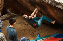 Bouldering in Hueco Tanks on 11/25/2019 with Blue Lizard Climbing and Yoga

Filename: SRM_20191125_1349300.jpg
Aperture: f/4.0
Shutter Speed: 1/400
Body: Canon EOS-1D Mark II
Lens: Canon EF 50mm f/1.8 II