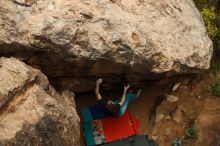 Bouldering in Hueco Tanks on 11/25/2019 with Blue Lizard Climbing and Yoga

Filename: SRM_20191125_1359490.jpg
Aperture: f/5.6
Shutter Speed: 1/500
Body: Canon EOS-1D Mark II
Lens: Canon EF 50mm f/1.8 II