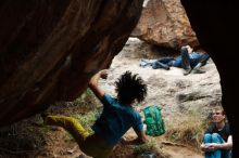 Bouldering in Hueco Tanks on 11/25/2019 with Blue Lizard Climbing and Yoga

Filename: SRM_20191125_1412332.jpg
Aperture: f/4.0
Shutter Speed: 1/320
Body: Canon EOS-1D Mark II
Lens: Canon EF 50mm f/1.8 II
