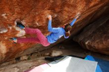 Bouldering in Hueco Tanks on 11/25/2019 with Blue Lizard Climbing and Yoga

Filename: SRM_20191125_1509110.jpg
Aperture: f/7.1
Shutter Speed: 1/250
Body: Canon EOS-1D Mark II
Lens: Canon EF 16-35mm f/2.8 L