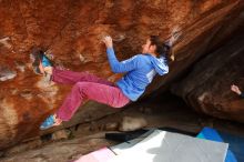 Bouldering in Hueco Tanks on 11/25/2019 with Blue Lizard Climbing and Yoga

Filename: SRM_20191125_1509150.jpg
Aperture: f/7.1
Shutter Speed: 1/250
Body: Canon EOS-1D Mark II
Lens: Canon EF 16-35mm f/2.8 L