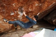 Bouldering in Hueco Tanks on 11/25/2019 with Blue Lizard Climbing and Yoga

Filename: SRM_20191125_1511350.jpg
Aperture: f/6.3
Shutter Speed: 1/250
Body: Canon EOS-1D Mark II
Lens: Canon EF 16-35mm f/2.8 L