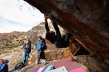 Bouldering in Hueco Tanks on 11/25/2019 with Blue Lizard Climbing and Yoga

Filename: SRM_20191125_1514150.jpg
Aperture: f/8.0
Shutter Speed: 1/250
Body: Canon EOS-1D Mark II
Lens: Canon EF 16-35mm f/2.8 L