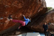 Bouldering in Hueco Tanks on 11/25/2019 with Blue Lizard Climbing and Yoga

Filename: SRM_20191125_1527420.jpg
Aperture: f/5.0
Shutter Speed: 1/320
Body: Canon EOS-1D Mark II
Lens: Canon EF 16-35mm f/2.8 L