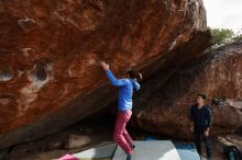 Bouldering in Hueco Tanks on 11/25/2019 with Blue Lizard Climbing and Yoga

Filename: SRM_20191125_1527450.jpg
Aperture: f/5.0
Shutter Speed: 1/320
Body: Canon EOS-1D Mark II
Lens: Canon EF 16-35mm f/2.8 L