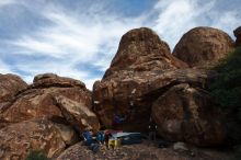 Bouldering in Hueco Tanks on 11/25/2019 with Blue Lizard Climbing and Yoga

Filename: SRM_20191125_1534520.jpg
Aperture: f/9.0
Shutter Speed: 1/320
Body: Canon EOS-1D Mark II
Lens: Canon EF 16-35mm f/2.8 L