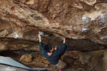 Bouldering in Hueco Tanks on 11/25/2019 with Blue Lizard Climbing and Yoga

Filename: SRM_20191125_1622020.jpg
Aperture: f/2.8
Shutter Speed: 1/320
Body: Canon EOS-1D Mark II
Lens: Canon EF 50mm f/1.8 II