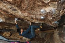 Bouldering in Hueco Tanks on 11/25/2019 with Blue Lizard Climbing and Yoga

Filename: SRM_20191125_1622040.jpg
Aperture: f/3.2
Shutter Speed: 1/320
Body: Canon EOS-1D Mark II
Lens: Canon EF 50mm f/1.8 II