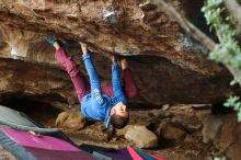 Bouldering in Hueco Tanks on 11/25/2019 with Blue Lizard Climbing and Yoga

Filename: SRM_20191125_1640310.jpg
Aperture: f/2.8
Shutter Speed: 1/320
Body: Canon EOS-1D Mark II
Lens: Canon EF 50mm f/1.8 II