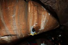 Bouldering in Hueco Tanks on 11/25/2019 with Blue Lizard Climbing and Yoga

Filename: SRM_20191125_1736080.jpg
Aperture: f/7.1
Shutter Speed: 1/250
Body: Canon EOS-1D Mark II
Lens: Canon EF 16-35mm f/2.8 L