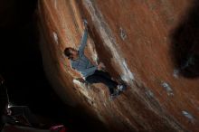 Bouldering in Hueco Tanks on 11/25/2019 with Blue Lizard Climbing and Yoga

Filename: SRM_20191125_1756310.jpg
Aperture: f/8.0
Shutter Speed: 1/250
Body: Canon EOS-1D Mark II
Lens: Canon EF 16-35mm f/2.8 L