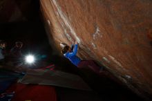 Bouldering in Hueco Tanks on 11/25/2019 with Blue Lizard Climbing and Yoga

Filename: SRM_20191125_1759080.jpg
Aperture: f/8.0
Shutter Speed: 1/250
Body: Canon EOS-1D Mark II
Lens: Canon EF 16-35mm f/2.8 L