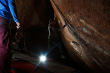 Bouldering in Hueco Tanks on 11/25/2019 with Blue Lizard Climbing and Yoga

Filename: SRM_20191125_1803030.jpg
Aperture: f/8.0
Shutter Speed: 1/250
Body: Canon EOS-1D Mark II
Lens: Canon EF 16-35mm f/2.8 L