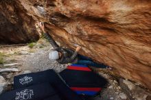 Bouldering in Hueco Tanks on 11/26/2019 with Blue Lizard Climbing and Yoga

Filename: SRM_20191126_1017091.jpg
Aperture: f/4.5
Shutter Speed: 1/250
Body: Canon EOS-1D Mark II
Lens: Canon EF 16-35mm f/2.8 L