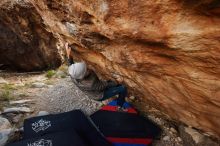 Bouldering in Hueco Tanks on 11/26/2019 with Blue Lizard Climbing and Yoga

Filename: SRM_20191126_1017140.jpg
Aperture: f/4.5
Shutter Speed: 1/250
Body: Canon EOS-1D Mark II
Lens: Canon EF 16-35mm f/2.8 L