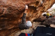 Bouldering in Hueco Tanks on 11/26/2019 with Blue Lizard Climbing and Yoga

Filename: SRM_20191126_1042401.jpg
Aperture: f/4.0
Shutter Speed: 1/250
Body: Canon EOS-1D Mark II
Lens: Canon EF 16-35mm f/2.8 L