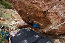 Bouldering in Hueco Tanks on 11/26/2019 with Blue Lizard Climbing and Yoga

Filename: SRM_20191126_1113310.jpg
Aperture: f/7.1
Shutter Speed: 1/250
Body: Canon EOS-1D Mark II
Lens: Canon EF 16-35mm f/2.8 L