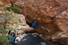 Bouldering in Hueco Tanks on 11/26/2019 with Blue Lizard Climbing and Yoga

Filename: SRM_20191126_1113450.jpg
Aperture: f/7.1
Shutter Speed: 1/250
Body: Canon EOS-1D Mark II
Lens: Canon EF 16-35mm f/2.8 L