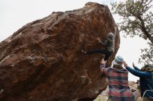 Bouldering in Hueco Tanks on 11/26/2019 with Blue Lizard Climbing and Yoga

Filename: SRM_20191126_1129500.jpg
Aperture: f/8.0
Shutter Speed: 1/250
Body: Canon EOS-1D Mark II
Lens: Canon EF 16-35mm f/2.8 L