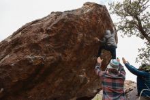 Bouldering in Hueco Tanks on 11/26/2019 with Blue Lizard Climbing and Yoga

Filename: SRM_20191126_1129510.jpg
Aperture: f/8.0
Shutter Speed: 1/250
Body: Canon EOS-1D Mark II
Lens: Canon EF 16-35mm f/2.8 L