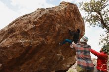 Bouldering in Hueco Tanks on 11/26/2019 with Blue Lizard Climbing and Yoga

Filename: SRM_20191126_1135570.jpg
Aperture: f/8.0
Shutter Speed: 1/250
Body: Canon EOS-1D Mark II
Lens: Canon EF 16-35mm f/2.8 L