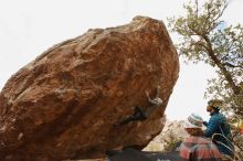 Bouldering in Hueco Tanks on 11/26/2019 with Blue Lizard Climbing and Yoga

Filename: SRM_20191126_1145070.jpg
Aperture: f/8.0
Shutter Speed: 1/250
Body: Canon EOS-1D Mark II
Lens: Canon EF 16-35mm f/2.8 L