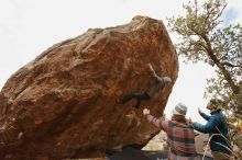 Bouldering in Hueco Tanks on 11/26/2019 with Blue Lizard Climbing and Yoga

Filename: SRM_20191126_1145140.jpg
Aperture: f/8.0
Shutter Speed: 1/250
Body: Canon EOS-1D Mark II
Lens: Canon EF 16-35mm f/2.8 L