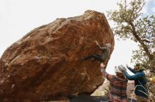 Bouldering in Hueco Tanks on 11/26/2019 with Blue Lizard Climbing and Yoga

Filename: SRM_20191126_1145190.jpg
Aperture: f/8.0
Shutter Speed: 1/250
Body: Canon EOS-1D Mark II
Lens: Canon EF 16-35mm f/2.8 L