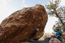 Bouldering in Hueco Tanks on 11/26/2019 with Blue Lizard Climbing and Yoga

Filename: SRM_20191126_1154110.jpg
Aperture: f/8.0
Shutter Speed: 1/250
Body: Canon EOS-1D Mark II
Lens: Canon EF 16-35mm f/2.8 L