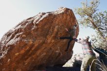 Bouldering in Hueco Tanks on 11/26/2019 with Blue Lizard Climbing and Yoga

Filename: SRM_20191126_1220280.jpg
Aperture: f/8.0
Shutter Speed: 1/250
Body: Canon EOS-1D Mark II
Lens: Canon EF 16-35mm f/2.8 L