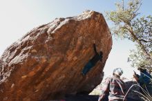 Bouldering in Hueco Tanks on 11/26/2019 with Blue Lizard Climbing and Yoga

Filename: SRM_20191126_1221430.jpg
Aperture: f/8.0
Shutter Speed: 1/250
Body: Canon EOS-1D Mark II
Lens: Canon EF 16-35mm f/2.8 L