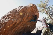 Bouldering in Hueco Tanks on 11/26/2019 with Blue Lizard Climbing and Yoga

Filename: SRM_20191126_1241371.jpg
Aperture: f/8.0
Shutter Speed: 1/250
Body: Canon EOS-1D Mark II
Lens: Canon EF 16-35mm f/2.8 L