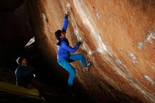 Bouldering in Hueco Tanks on 11/26/2019 with Blue Lizard Climbing and Yoga

Filename: SRM_20191126_1353070.jpg
Aperture: f/7.1
Shutter Speed: 1/250
Body: Canon EOS-1D Mark II
Lens: Canon EF 16-35mm f/2.8 L