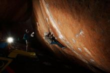 Bouldering in Hueco Tanks on 11/26/2019 with Blue Lizard Climbing and Yoga

Filename: SRM_20191126_1401500.jpg
Aperture: f/7.1
Shutter Speed: 1/250
Body: Canon EOS-1D Mark II
Lens: Canon EF 16-35mm f/2.8 L