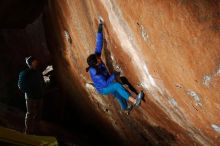 Bouldering in Hueco Tanks on 11/26/2019 with Blue Lizard Climbing and Yoga

Filename: SRM_20191126_1402240.jpg
Aperture: f/7.1
Shutter Speed: 1/250
Body: Canon EOS-1D Mark II
Lens: Canon EF 16-35mm f/2.8 L