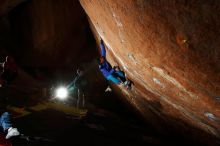 Bouldering in Hueco Tanks on 11/26/2019 with Blue Lizard Climbing and Yoga

Filename: SRM_20191126_1403000.jpg
Aperture: f/7.1
Shutter Speed: 1/250
Body: Canon EOS-1D Mark II
Lens: Canon EF 16-35mm f/2.8 L