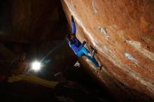 Bouldering in Hueco Tanks on 11/26/2019 with Blue Lizard Climbing and Yoga

Filename: SRM_20191126_1405590.jpg
Aperture: f/7.1
Shutter Speed: 1/250
Body: Canon EOS-1D Mark II
Lens: Canon EF 16-35mm f/2.8 L