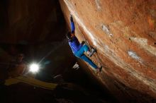 Bouldering in Hueco Tanks on 11/26/2019 with Blue Lizard Climbing and Yoga

Filename: SRM_20191126_1406290.jpg
Aperture: f/7.1
Shutter Speed: 1/250
Body: Canon EOS-1D Mark II
Lens: Canon EF 16-35mm f/2.8 L