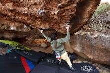 Bouldering in Hueco Tanks on 11/26/2019 with Blue Lizard Climbing and Yoga

Filename: SRM_20191126_1530550.jpg
Aperture: f/3.5
Shutter Speed: 1/250
Body: Canon EOS-1D Mark II
Lens: Canon EF 16-35mm f/2.8 L