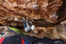 Bouldering in Hueco Tanks on 11/26/2019 with Blue Lizard Climbing and Yoga

Filename: SRM_20191126_1534150.jpg
Aperture: f/3.5
Shutter Speed: 1/250
Body: Canon EOS-1D Mark II
Lens: Canon EF 16-35mm f/2.8 L