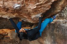 Bouldering in Hueco Tanks on 11/26/2019 with Blue Lizard Climbing and Yoga

Filename: SRM_20191126_1541190.jpg
Aperture: f/3.5
Shutter Speed: 1/250
Body: Canon EOS-1D Mark II
Lens: Canon EF 50mm f/1.8 II