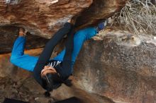 Bouldering in Hueco Tanks on 11/26/2019 with Blue Lizard Climbing and Yoga

Filename: SRM_20191126_1541220.jpg
Aperture: f/3.5
Shutter Speed: 1/250
Body: Canon EOS-1D Mark II
Lens: Canon EF 50mm f/1.8 II