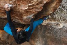 Bouldering in Hueco Tanks on 11/26/2019 with Blue Lizard Climbing and Yoga

Filename: SRM_20191126_1541221.jpg
Aperture: f/3.5
Shutter Speed: 1/250
Body: Canon EOS-1D Mark II
Lens: Canon EF 50mm f/1.8 II