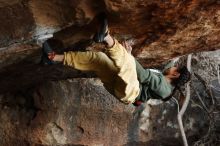 Bouldering in Hueco Tanks on 11/26/2019 with Blue Lizard Climbing and Yoga

Filename: SRM_20191126_1612170.jpg
Aperture: f/4.0
Shutter Speed: 1/250
Body: Canon EOS-1D Mark II
Lens: Canon EF 50mm f/1.8 II