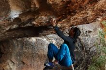 Bouldering in Hueco Tanks on 11/26/2019 with Blue Lizard Climbing and Yoga

Filename: SRM_20191126_1616061.jpg
Aperture: f/3.5
Shutter Speed: 1/250
Body: Canon EOS-1D Mark II
Lens: Canon EF 50mm f/1.8 II
