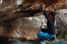 Bouldering in Hueco Tanks on 11/26/2019 with Blue Lizard Climbing and Yoga

Filename: SRM_20191126_1616062.jpg
Aperture: f/3.5
Shutter Speed: 1/250
Body: Canon EOS-1D Mark II
Lens: Canon EF 50mm f/1.8 II